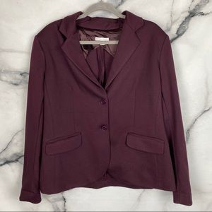 New York & Company Plum Blazer